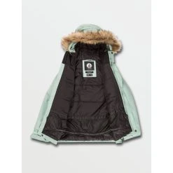 Volcom So Minty Insulated Jacket Kids Girls -lightweight raincoat shop 3004519 032 3
