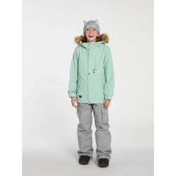 Volcom So Minty Insulated Jacket Kids Girls -lightweight raincoat shop 3004519 032 4