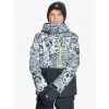 Quiksilver Mission Printed Block Snow Jacket Kids Boys -lightweight raincoat shop 3005081 320 1