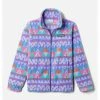 Columbia Zing III Printed Fleece Jacket Junior Girls -lightweight raincoat shop 8106142 350 1